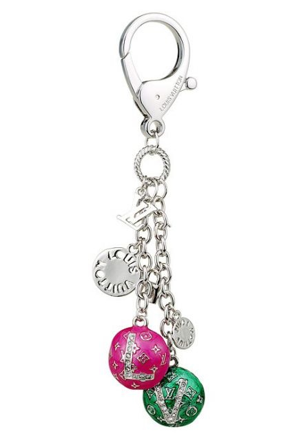 LV Monogram-Engraved Ball  Personalized Bag Charm Silvery Logo&COIN Price Women 