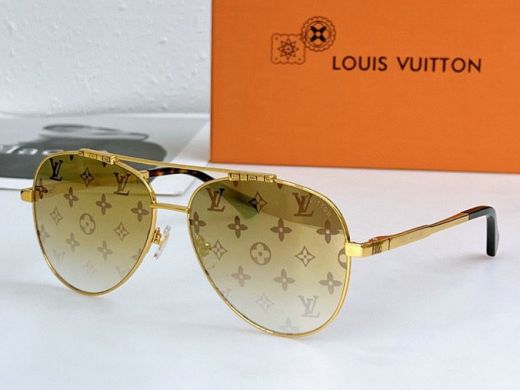 Monogram Pattern Amber Butterfly Lens Double Bridge Damier Detail - Best Review  Louis Vuitton Aviator Glasses