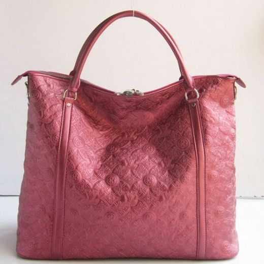 Top Sale Louis Vuitton Antheia Monogram Motif Red Lambskin Ixia Tote Bag Ladies 3way Shoulder Bag 