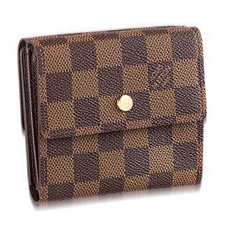 Hot Selling Louis Vuitton Damier Canvas  Three-fold Card Bag Couple Gift Low-price UK