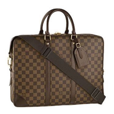 Louis Vuitton N41466 Damier Canvas PORTE-DOCUMENTS VOYAGE Briefcase IT Father Gift