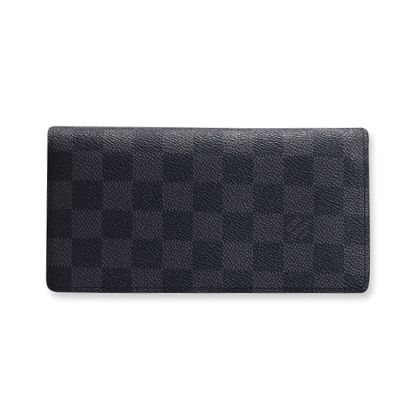 Fashion Louis Vuitton Damier Zipper Coin Purse Grey Canvas Long Bi-fold Wallet For Mens Online 