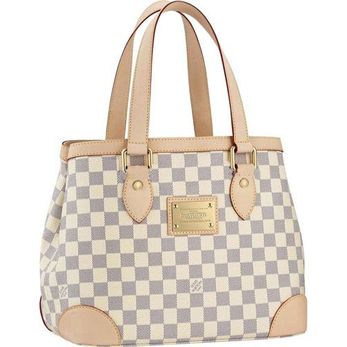 Louis Vuitton Clone Damier Canvas Shoulder Bag Gold Steel Charms in Style Online 