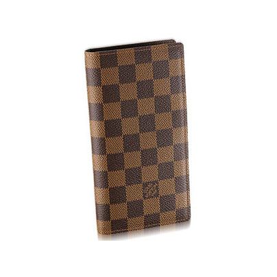 Louis Vuitton Damier Canvas Brown Checkered  Unisex Card bag USA Price Sale