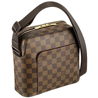 Louis Vuitton Dup Damier Canvas Brown Strap Messenger Bag Street Stylish Couple Gift Sale 
