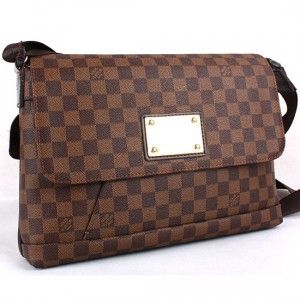 Louis Vuitton Damier Canvas 2-way Style Cross-body Bag With  Brown Shoulder Strap Hot sell 