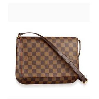 Refreshing LV Damier Canvas Checkered Flip Bag 2022 Ideal Gift Girl Golden Charms