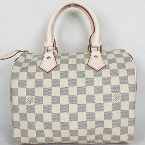 Fashionable LV  Damier Azur Canvas Beige Classic Small Tote Bag Promotion Gift 