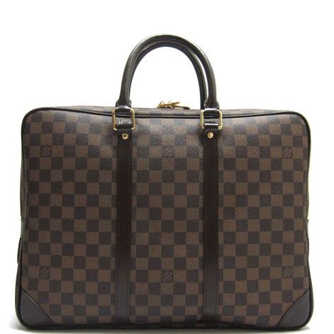 Chic LV  Damier Canvas Briefcase Bag Belt Charms  N41466 Businessman Totes U.S. Shop 