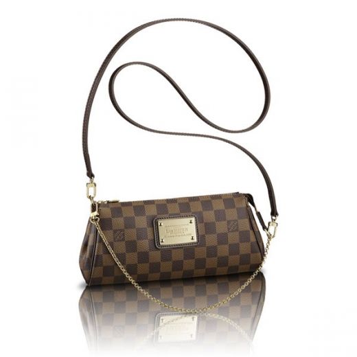 Louis Vuitton Price-Friendly  Damier Canvas Dual-tone  Shoulder-belt Zippy Bag Golden Charms 