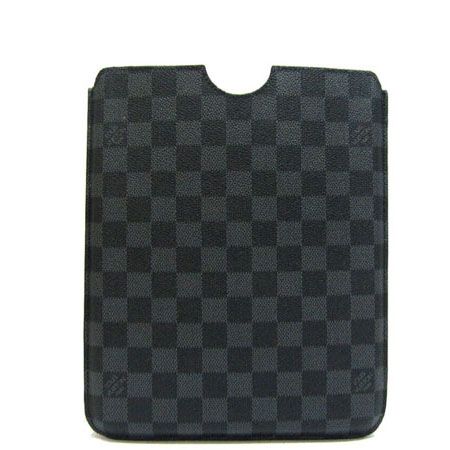 Luxury LV Damier Canvas Chic Checkered Pattern I-pad Case Dating Gift Open-style