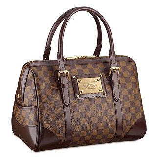 Hot Selling Louis Vuitton Damier Adjustable Belt Style Handles Square Golden Tag Brown Canvas Tote Bag For Womens