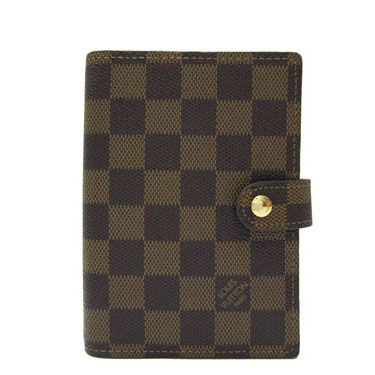 Hot Selling Louis Vuitton Damier Narrow Slip-over Flap Three Cards Slots Brown Canvas Short Wallet For Womens & Mens