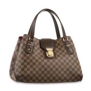 2022 Classic Louis Vuitton  Damier Yellow Gold Release Buckle Double Compartments Ladies Brown Canvas Tote Bag 