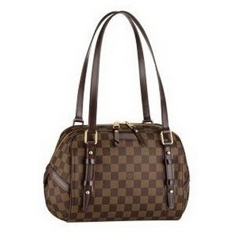New Arrival Louis Vuitton Damier 2way Belt & Buckle Style Ladies Double Zipper Brown Canvas Tote Bag 
