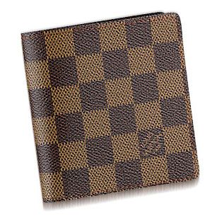 Hot Selling Louis Vuitton Damier Brown Canvas Short Bi-fold Wallet For Womens & Mens Price UK