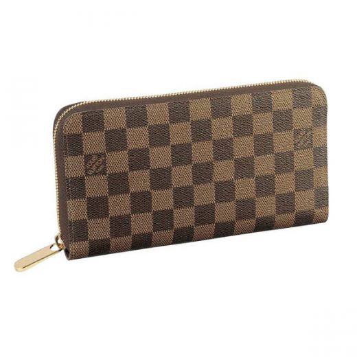 Louis Vuitton Damier Canvas Brown Checkered Pattern  2019  Card Bag  Unisex Gift