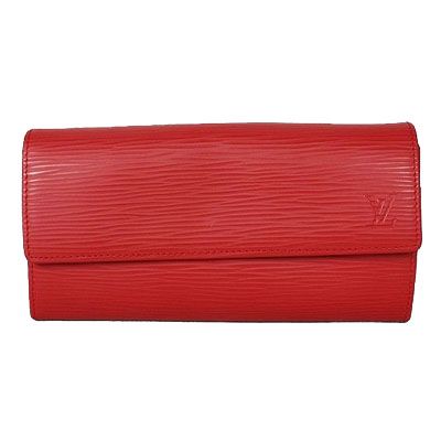 Vogue High-end Quality Louis Vuitton EPI Leather Long Wallet Button Closure For Ladies Good Gift 