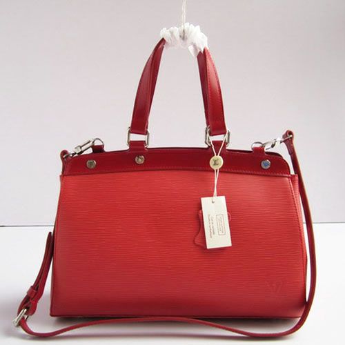 Top Styles Louis Vuitton Brea Red Epi Leather Flat Top Handles Ladies Crossbody Bag For Sale Malaysia 