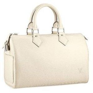 Office Style Louis Vuitton Speedy EPI Leather Hot Selling White Handbags For Career Women Best Price