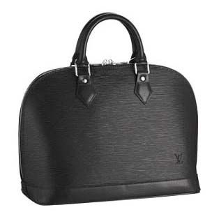 Ladies Stylish Black Louis Vuitton Alma EPI Leather Tote Bags  Good Reviews Outlet Sell