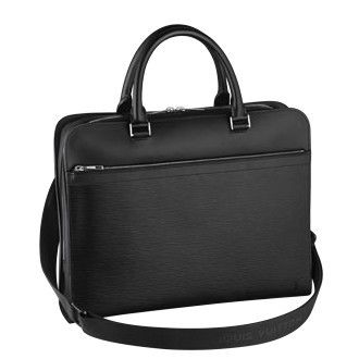 Top Quality  Black Louis Vuitton EPI Leather Handbags Silver Hardware  Unisex Selling