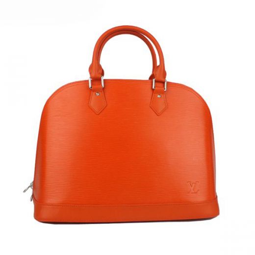 Fashion Orange Louis Vuitton EPI Leather Tote Bag Rounded Top Handles Good Price Hot Selling