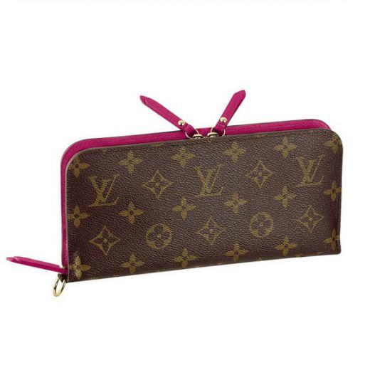 Louis Vuitton Monogram Canvas Money Bag Fashion Show Style With Purple Inner