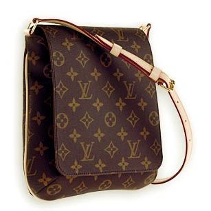 Louis Vuitton Monogram Canvas Beige leather Shoulder-Strap Single Compartment Bag Cross-body