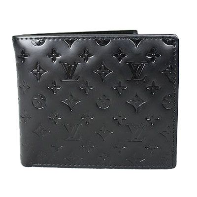 New Louis Vuitton Monogram Empreinte Logo Pattern Black Smooth Leather Short Bi-fold Wallet For Mens
