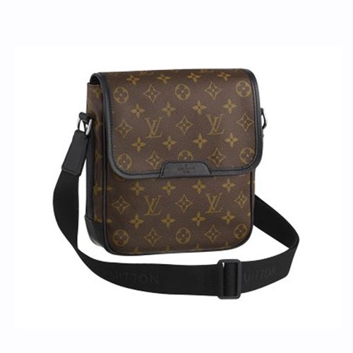 Low Price Louis Vuitton Monogram Macassar Logo Pattern Canvas Shoulder Strap Guy Brown Cow Leather Briefcase 