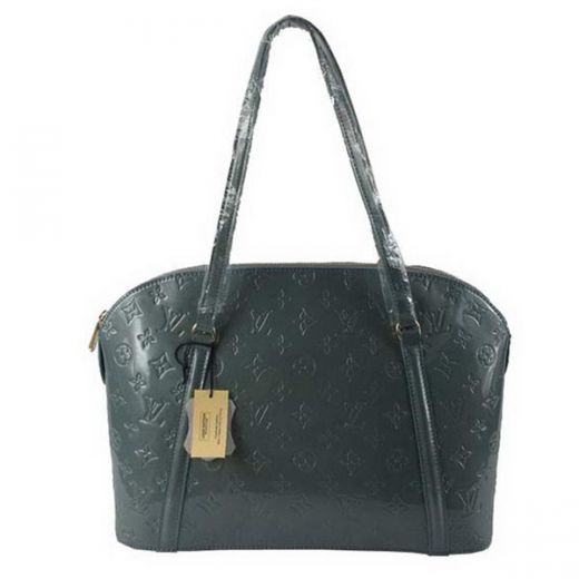 Vogue LV  Monogram Vernis Dark-green Shoulder Bag Gold Hardware UK Price
