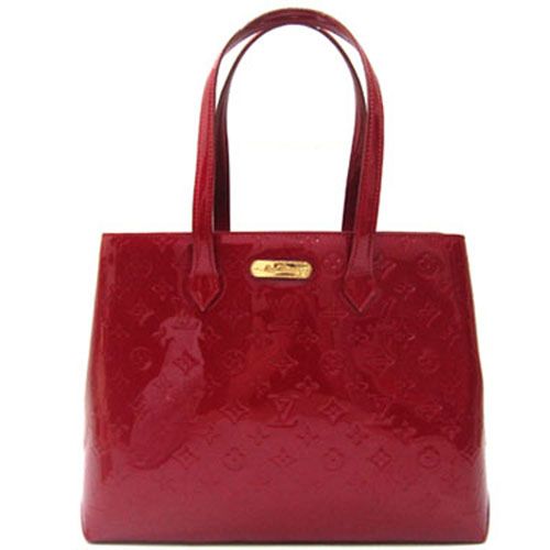 Hot Selling Louis Vuitton Monogram Vernis Red Shoulder Bag Top Totes Best-sale Gift 