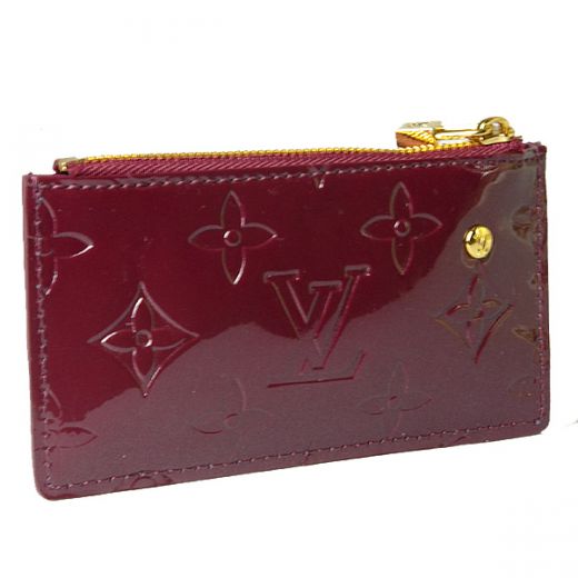 Gorgeous Louis Vuitton Monogram Vernis Red Zippy Purse Women Gift Stylish Mother Gift