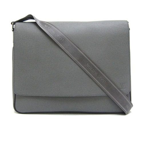 Most Fashion Mens Louis Vuitton Grey Taiga Leather 2way Flap Shoulder Bag In Sydney