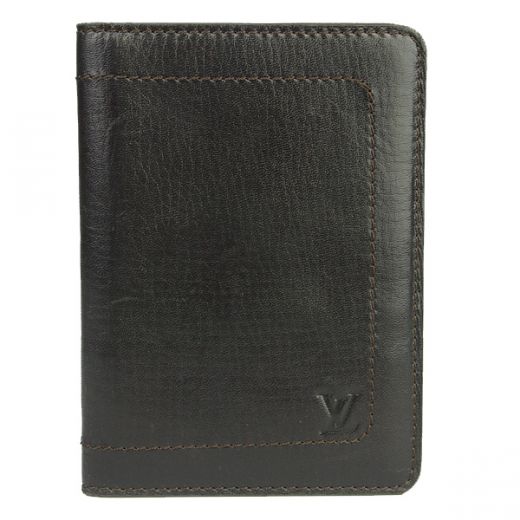 Good Quality Louis Vuitton Utah Black Leather 5 Cards Slots Short Bi-fold Wallet For Mens Online Store