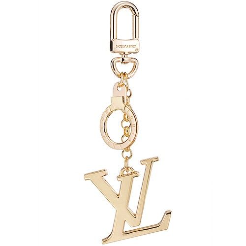Chic Louis Vuitton Gold Lock Pendant Bag Charm Minimalist trend Jewelry